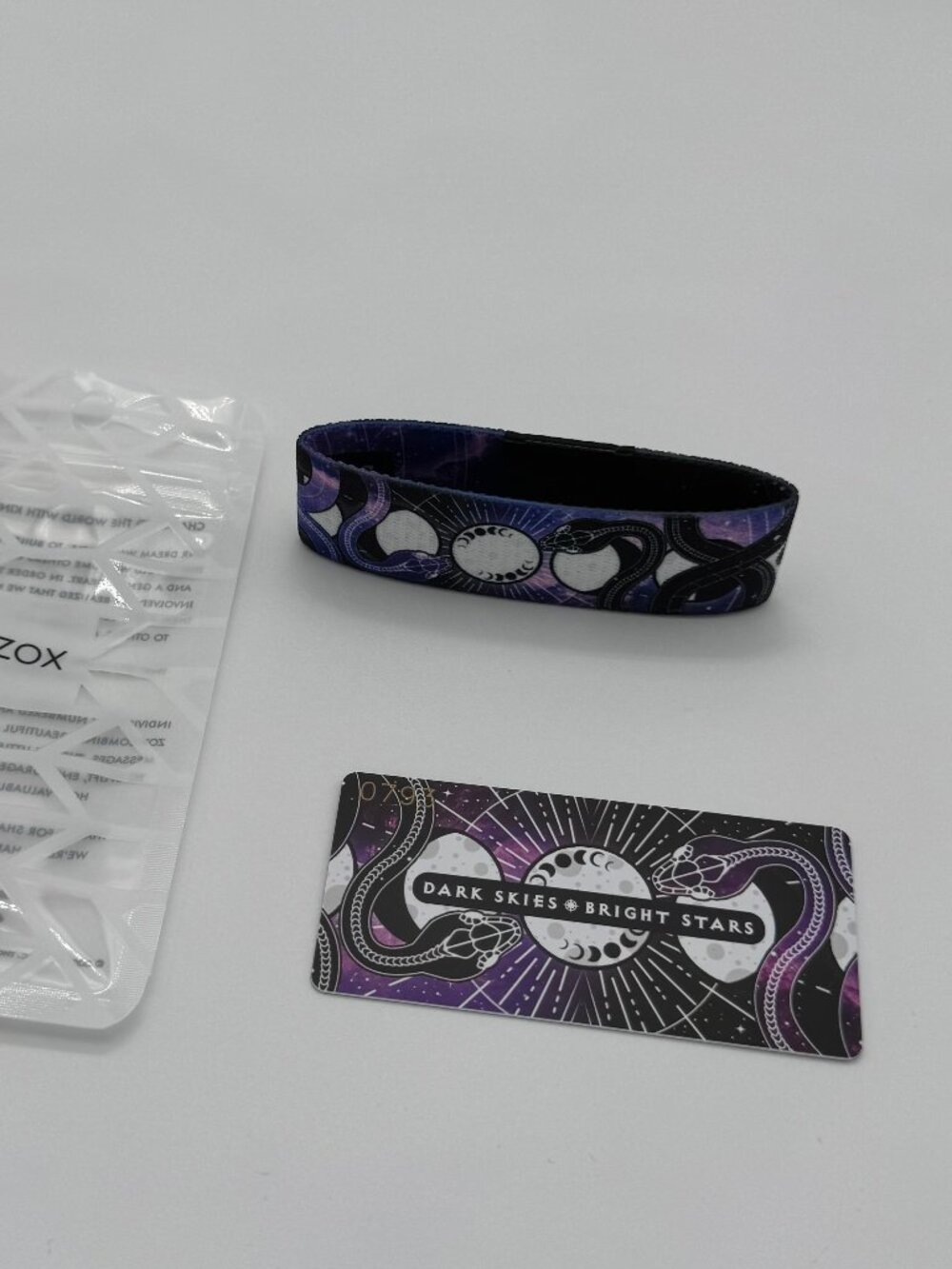 ZOX Dark Skies Bright Stars Bracelet Strap Snakes Moon Size M #0793 NEW